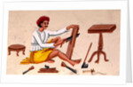 Carpenter at work by Unknown