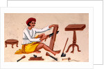 Carpenter at work by Unknown