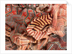 Multi coloured turban cloth by Unknown