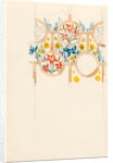 Page from a sketchbook containing designs for textiles, wall-papers and various decorative motifs by Edward Willaim Godwin