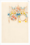 Page from a sketchbook containing designs for textiles, wall-papers and various decorative motifs by Edward Willaim Godwin
