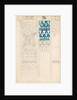 Page from a sketchbook containing designs for textiles, wall-papers and various decorative motifs by Edward Willaim Godwin