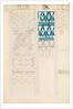Page from a sketchbook containing designs for textiles, wall-papers and various decorative motifs by Edward Willaim Godwin
