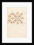Page from a sketchbook containing designs for textiles, wall-papers and various decorative motifs by Edward Willaim Godwin