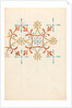 Page from a sketchbook containing designs for textiles, wall-papers and various decorative motifs by Edward Willaim Godwin
