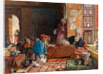 Interior of a school in Cairo by John Frederick Lewis