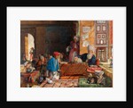 Interior of a school in Cairo by John Frederick Lewis