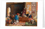 Interior of a school in Cairo by John Frederick Lewis