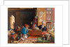 Interior of a school in Cairo by John Frederick Lewis