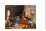 Interior of a school in Cairo by John Frederick Lewis
