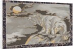Textile depicting a polar-bear by Stevenson & Co Beith