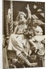 Anna Pavlova with Betty Bolton on a carousel at Riverside Revel by Anonymous