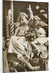 Anna Pavlova with Betty Bolton on a carousel at Riverside Revel by Anonymous