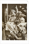 Anna Pavlova with Betty Bolton on a carousel at Riverside Revel by Anonymous