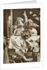 Anna Pavlova with Betty Bolton on a carousel at Riverside Revel by Anonymous