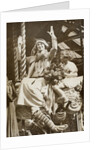 Anna Pavlova with Betty Bolton on a carousel at Riverside Revel by Anonymous
