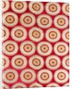 Textile with design of roundels by Unknown