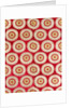 Textile with design of roundels by Unknown