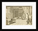 Illustration of a draperÕs shop by Daniel Chodowiecki