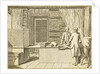 Illustration of a draperÕs shop by Daniel Chodowiecki