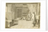 Illustration of a draperÕs shop by Daniel Chodowiecki