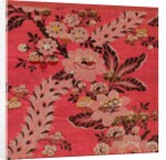 Dress fabric with a floral pattern by Anonymous