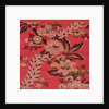 Dress fabric with a floral pattern by Anonymous