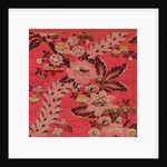 Dress fabric with a floral pattern by Anonymous