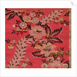 Dress fabric with a floral pattern by Anonymous