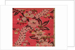 Dress fabric with a floral pattern by Anonymous