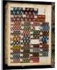 Small squares of samples of dress silk by Unknown