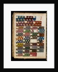 Small squares of samples of dress silk by Unknown