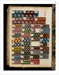 Small squares of samples of dress silk by Unknown