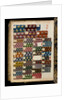 Small squares of samples of dress silk by Unknown