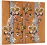 Design for a woven silk by Anonymous