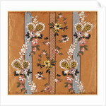 Design for a woven silk by Anonymous