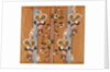 Design for a woven silk by Anonymous