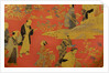 Detail of plate or bowl for sake by Kajikawa