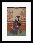 Picnic under cherry tree by Ando Hiroshige