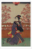 Picnic under cherry tree by Ando Hiroshige