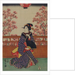 Picnic under cherry tree by Ando Hiroshige