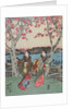 Women Travelling on the Beach of Futami by Ando Hiroshige