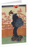 Picnic under cherry tree by Ando Hiroshige