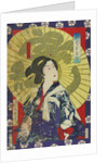 Portrait of a woman by Toyohara Kunichika