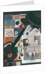 Arrangement of hat, umbrella, binoculars case and various tickets by Curtis Moffat