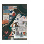 Arrangement of hat, umbrella, binoculars case and various tickets by Curtis Moffat