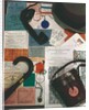 Arrangement of hat, umbrella, binoculars case and various tickets by Curtis Moffat