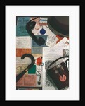 Arrangement of hat, umbrella, binoculars case and various tickets by Curtis Moffat