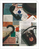 Arrangement of hat, umbrella, binoculars case and various tickets by Curtis Moffat