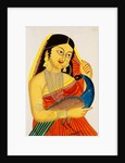 Courtesan holding a peacock by Anonymous